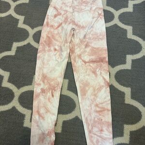 Gymshark Pink Tie-Dye Leggings